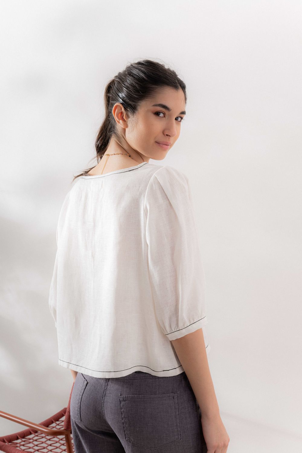 Blusa Leblon natural 1