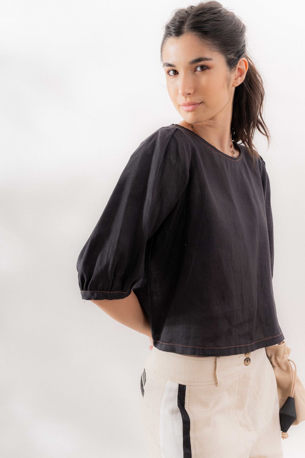 Blusa Leblon negro 2