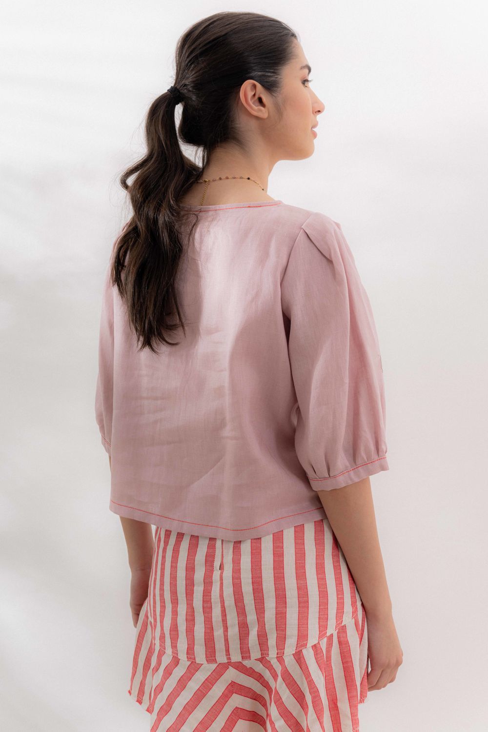 Blusa Leblon rosado 1